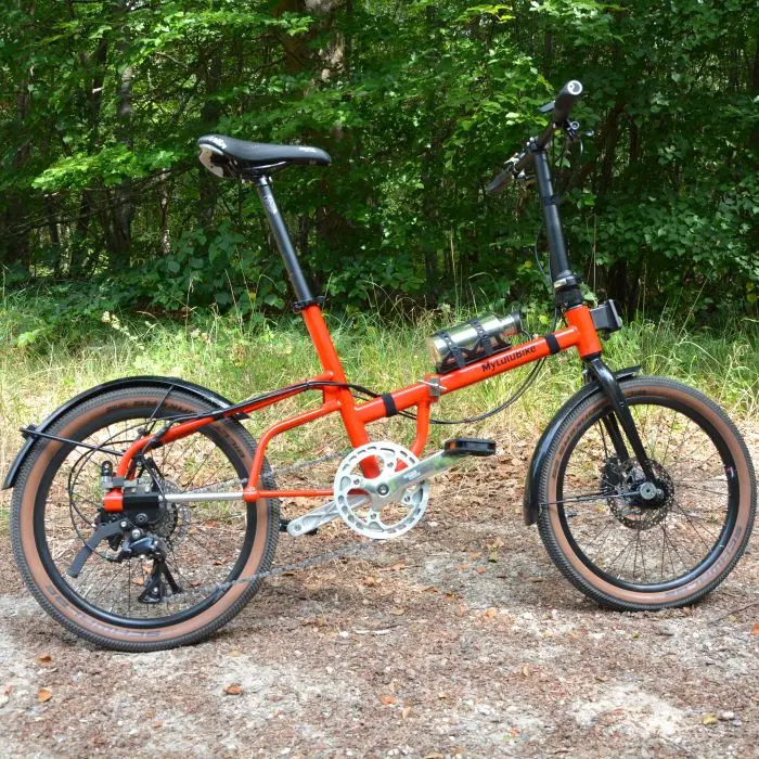 Lulu Bike Electric sur les chemins en randonnée