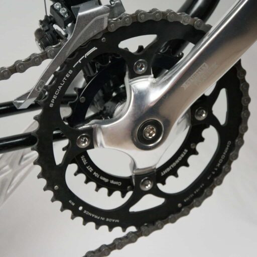 double plateau ultra léger de Spécialités TA sur vélo pliant Lulu Bike Sport