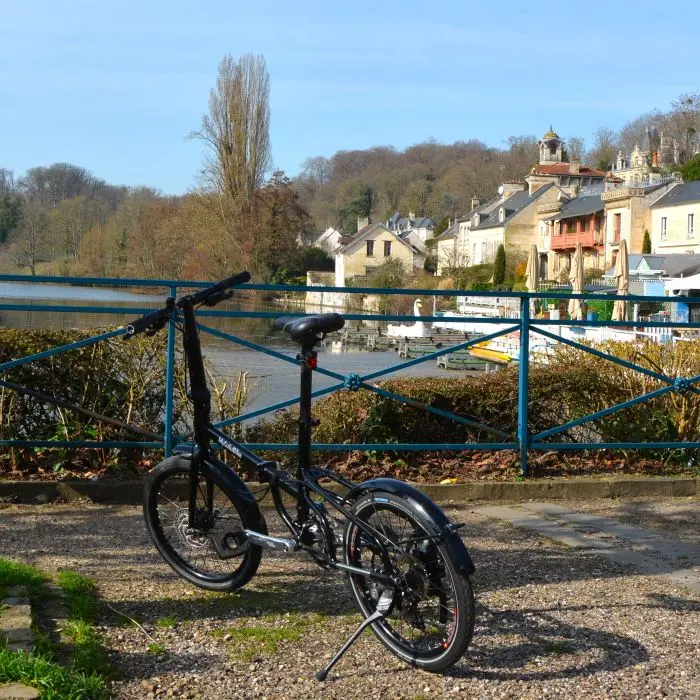 Randonnée de découverte avec vélo pliant aux portes de Paris