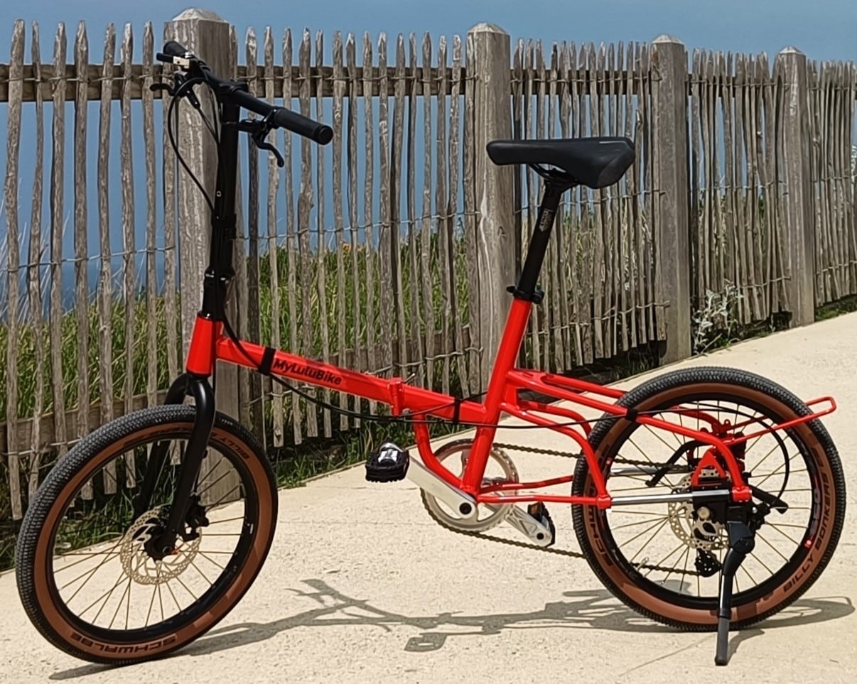 Triangle arrière en titane pour vélo pliant Brompton Gr9 super léger Ti